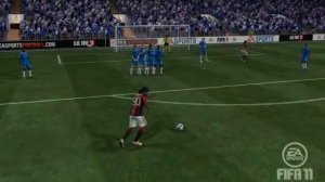 Fifa11 online goal by Ronaldinho 80