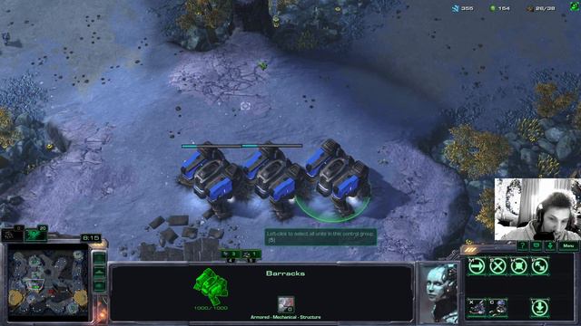 SC2 (StarCraft II) - игра за все расы в золоте и платине. смотреть онлайн