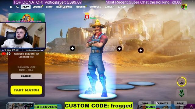 FORTNITE CUSTOMS AND CREATIVE LIVE! EU SERVERS