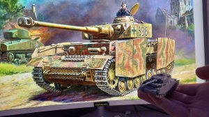 Сборка Модели Танка PZ.KPFW. IV AUSF. H. "PZ4". ZVEZDA. Масштаб 1/100