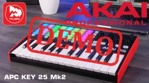 MIDI контроллер AKAI PRO APC KEY 25 MK2 - демонстрация звучания