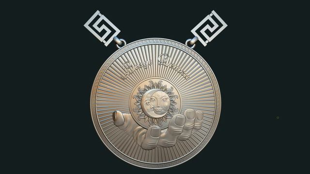 3Д модель подвески 
