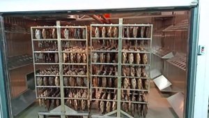Вялочная сушильная камера для рыбы на 900-1100 кг 12…36 °C