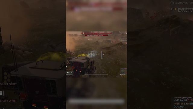 Retreating with Mech while Holding off Bots - Helldivers 2