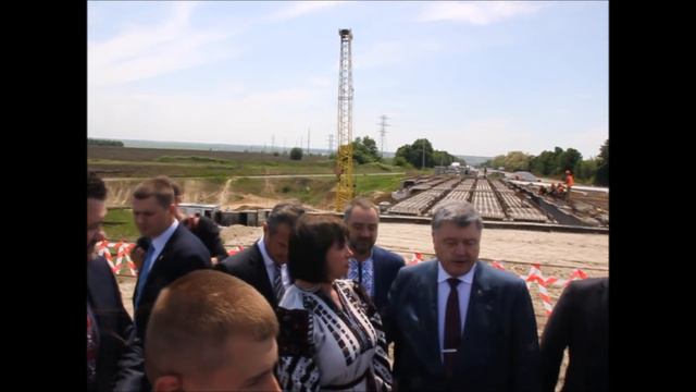 Петр Порошенко в Днепре: объездная дорога - Запорожское шоссе