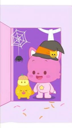 Halloween Peekaboo🎃  #halloween #pinkfong  #shorts @PinkfongBaby