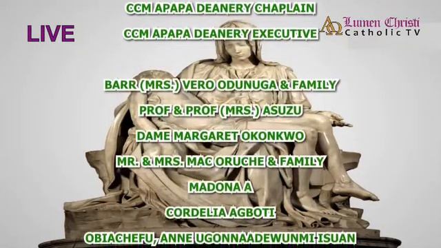 LUMEN CHRISTI: THE CONFRATERNITY OF CHRISTIAN MOTHERS (CCM) CENTENARY ANNIVERSARY MASS смотреть онлайн