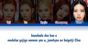 ITZY - "MAFIA IN THE MORNING" Easy lyrics with color coded (Rom)