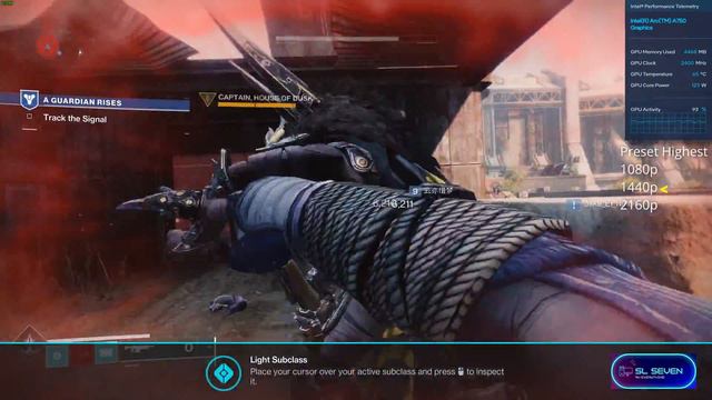 Destiny 2 | Intel Arc A 750 | i3 12100F | 4K 1440p 1080p