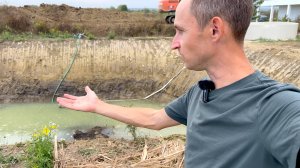 Помогаю копать новый пруд (часть 1), откуда в прудах вода, цапля создаёт убытки