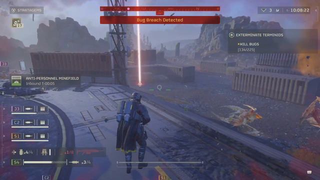 HELLDIVERS 2: The Divers check their Ammo by holding the Reload button, thanks for the tips! PS5. смотреть онлайн