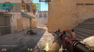 CS 2 Dust II   RX 580 8GB, 2650v2, 16GB (высокие настройки)