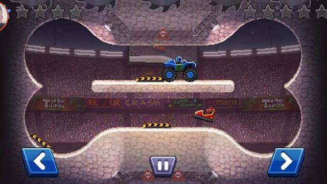 Я пытаюсь выйграть космический байк в игре Drive Ahead #2 смотреть онлайн