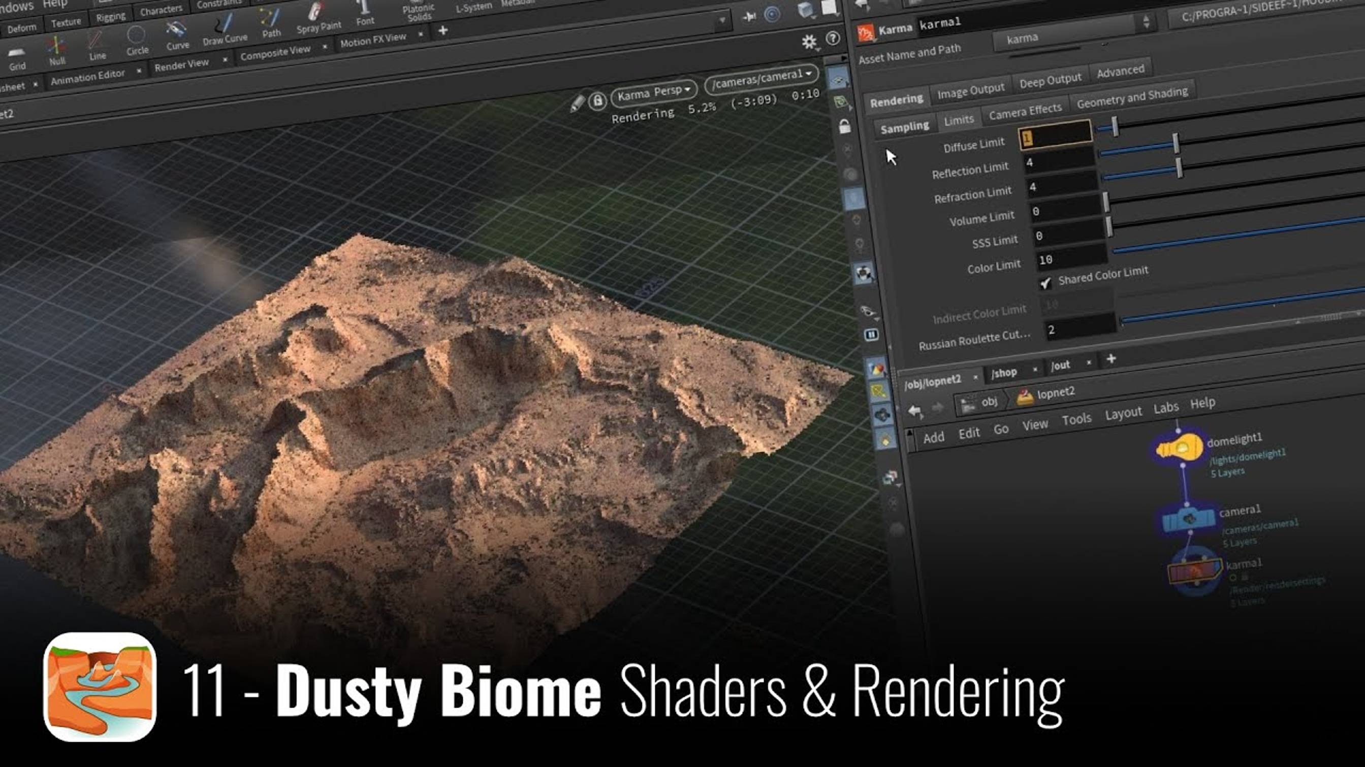 Terrain Handbook 11  Dusty Biome  Shaders  Rendering