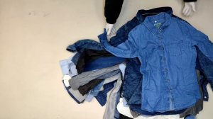 Продано! 120-027 #316 Рубашки джинсовые Крем+экстра Голландия Всесезон