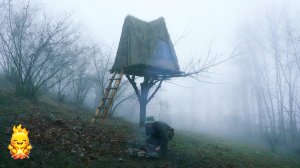 СТРОИТЕЛЬСТВО уютного ДОМА НА ДЕРЕВЕ | АКТИВНЫЙ ОТДЫХ в дикой природе | АСМР