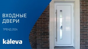Входные двери в коттедж. Тренд 2024 | Входная система в частный дом от KALEVA