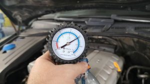 Замер давления, после замены бензонасосов туарег 3.2