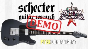 Электрогитара SCHECTER PT EX DORIAN GRAY - демонстрация звучания