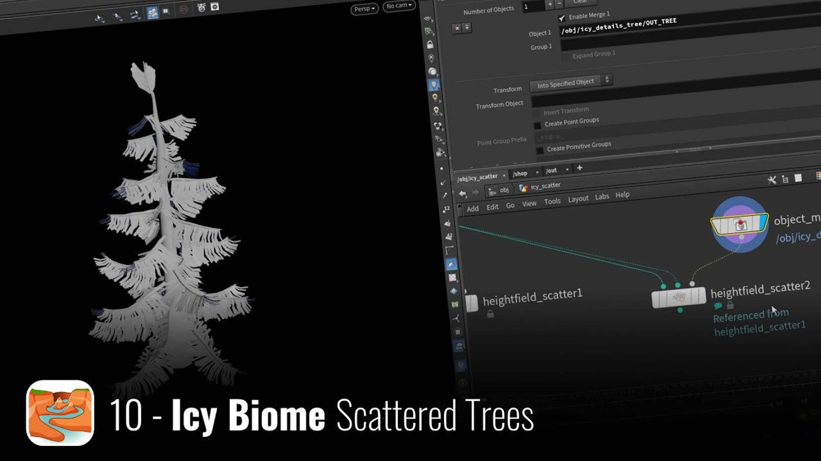 Terrain Handbook 10  Icy Biome  Scattered Trees