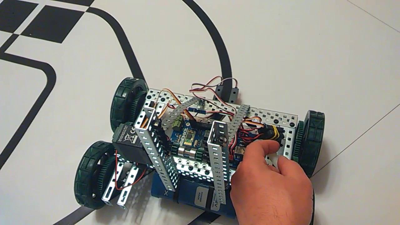 VEX ClawBot & Arduino Mega with PID. 2 sensors