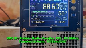 31.08.2024 12:36UTC, [Es], Polskie Radio Dwójka, Польша, 88.6МГц, 1312км