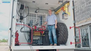 Подъёмник каротажный самоходный ПКС-ПЭ под проволоку на шасси ГАЗ SADKO NEXT