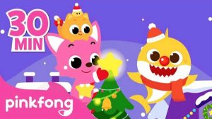 Five Little Christmas Friends and More 🎄 | 2023 NEW Christmas Song Compilation | Pinkfong Official