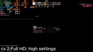 RX 5700 XT + RYZEN 5 3600 | TEST IN CS 2 (ALL SETTINGS) IN 2024