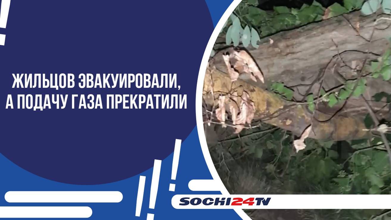 В МИКРОРАЙОНЕ МАКАРЕНКО ДЕРЕВО УПАЛО НА ГАЗОПРОВОД ВЫСОКОГО ДАВЛЕНИЯ