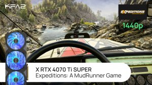 KFA2 X GeForce RTX 4070 Ti SUPER | Expeditions: A MudRunner Game | 1440p (2K) разрешение