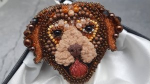 Брошь Собака от Броши Вуалехвост