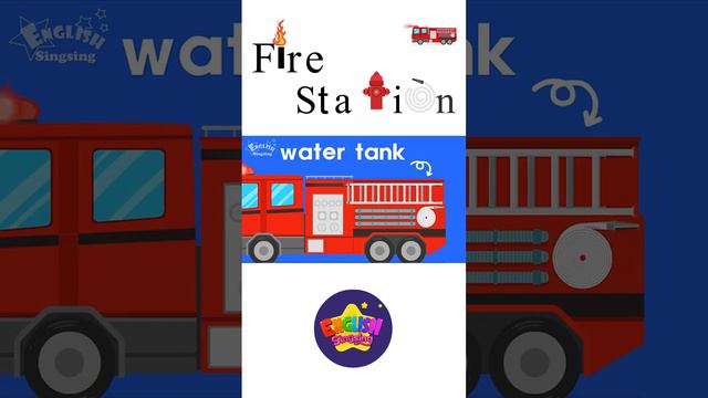 Kids vocabulary - Fire station - firefighter vocab