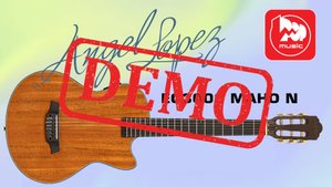 Электроакустика ANGEL LOPEZ EC3000 MAHO N - демонстрация звучания