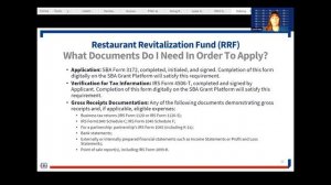 Restaurant Revitalization Fund - Helping Restaurants Get Back To Business