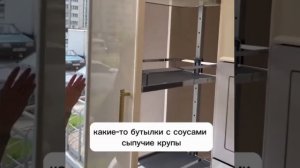 Выдвижная кухонная колонна: Максимум функциональности в минимуме пространства