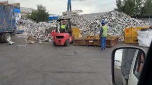 Погрузка металлолома
