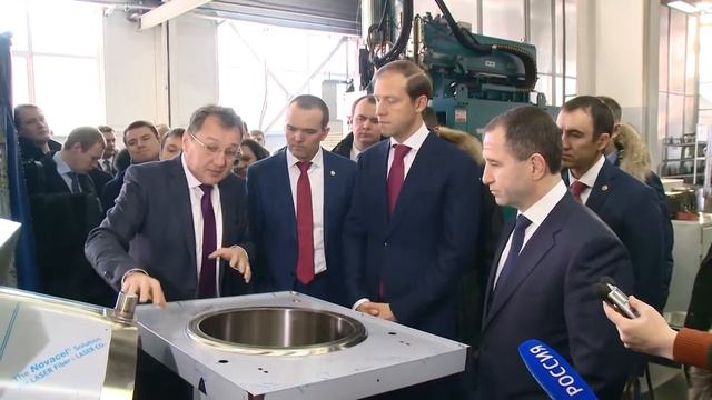 Визит на ОАО "Чувашторгтехника" министра промышленности и торговли России Дениса Мантурова - часть 3