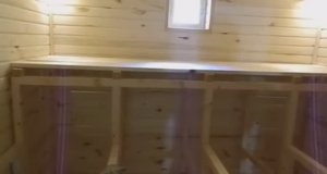 Каркас полка в парную