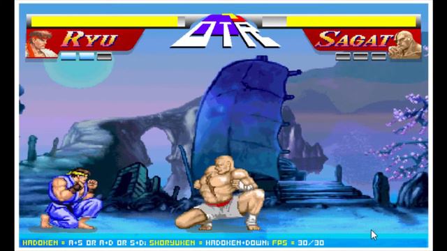 I play Street Fighter Ryu vs Sagat by OTR before Flash ends смотреть онлайн
