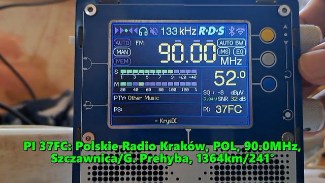 31.08.2024 12:37UTC, [Es], Polskie Radio Kraków, Польша, 90.0МГц, 1364км