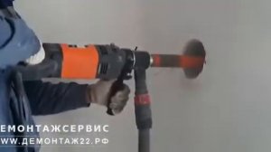 Сверление стен дрелью с микроударом