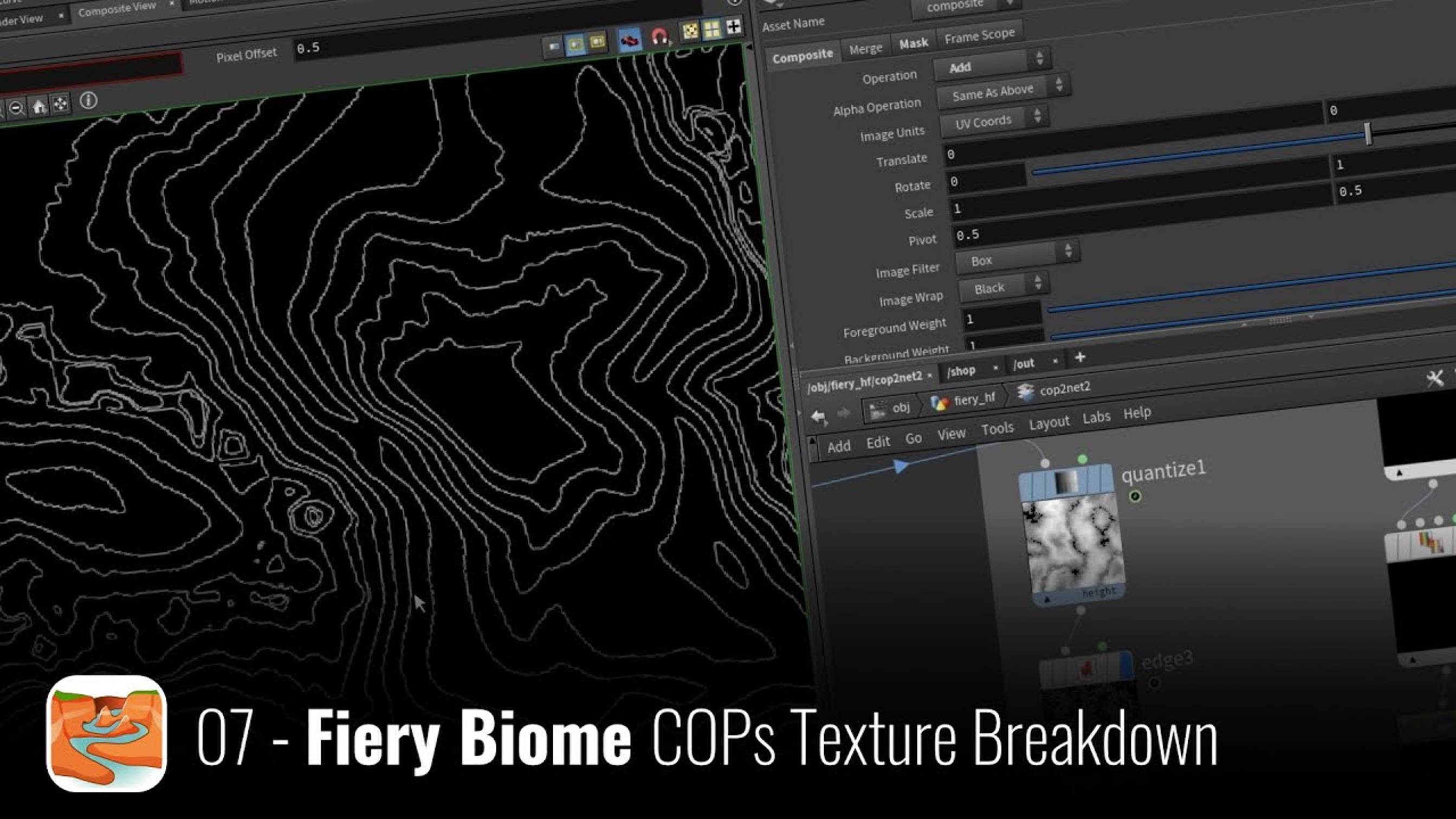 Terrain Handbook 07  Fiery Biome  COPs Texture Breakdown