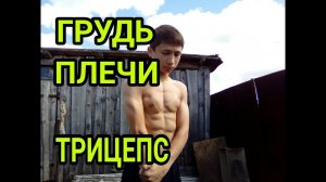 Как Накачать Грудь Трицепс и Плечи Подростку