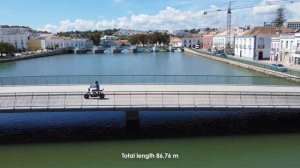 Bridge over Gilão River in Tavira, Algarve