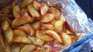 Картошка запечённая Секрет приготовления...  Картофель "по -деревенски"