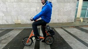 Strida. Тормозим быстро!