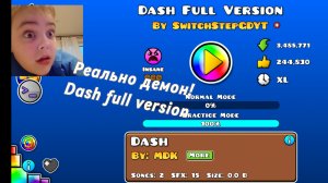 рил демон Dash full version (Geometry dash)