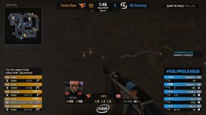 CS:GO - SK gaming vs FaZe - Mirage - ESL Pro League - PlayOff - Saison 7 - map 2