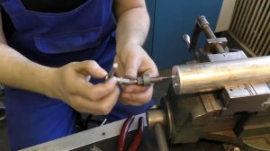 Удаление и развальцовка тонкостенной алюминиевой трубы